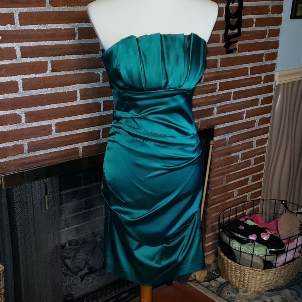 Emerald Green Evening Dress
